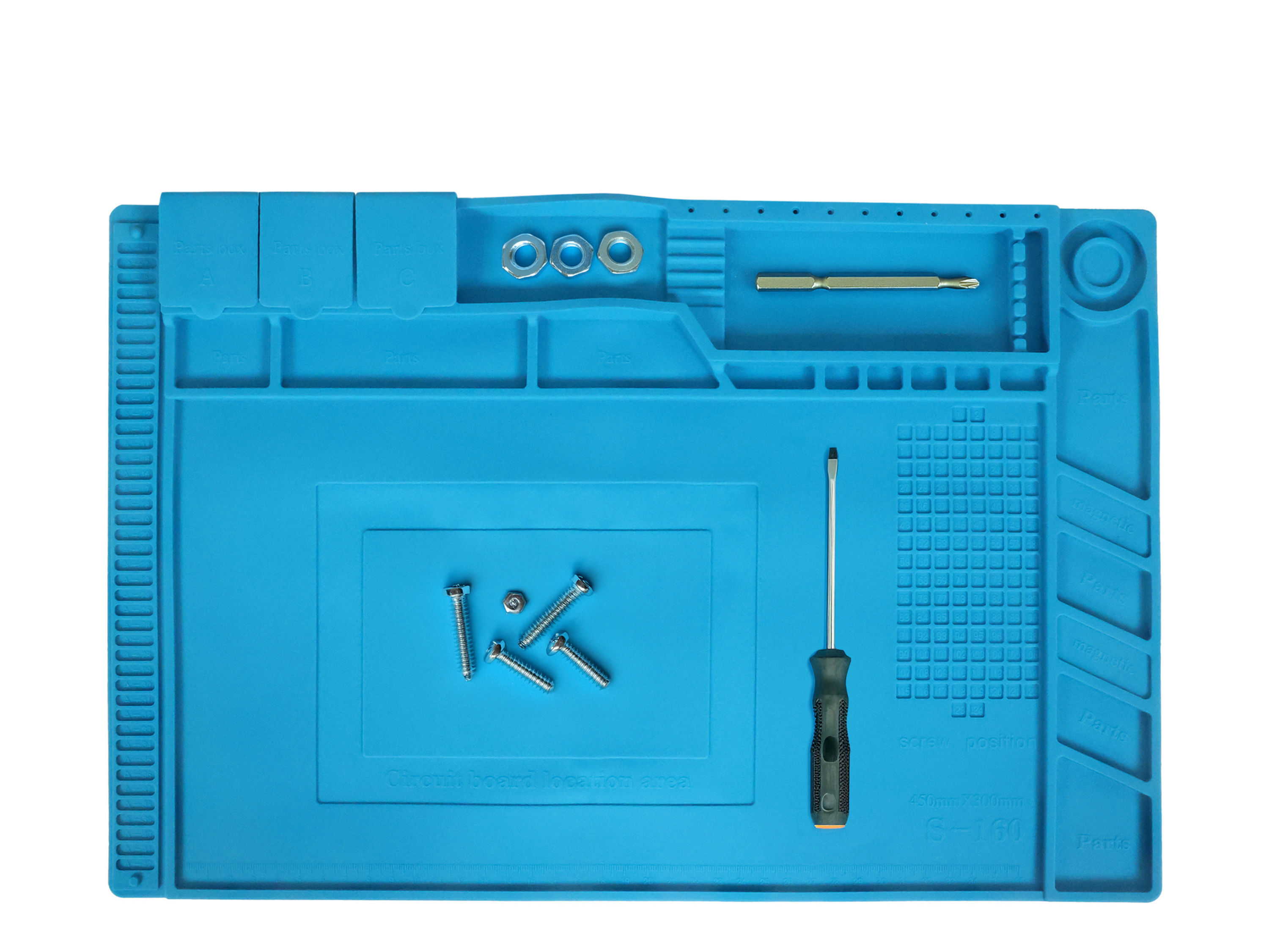 Lötmatte Silikon magnetisch 45 x 30 cm