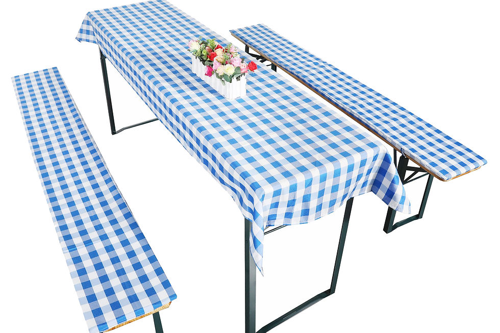 Tischdecke und Sitzbankbezug 177 x 69 cm