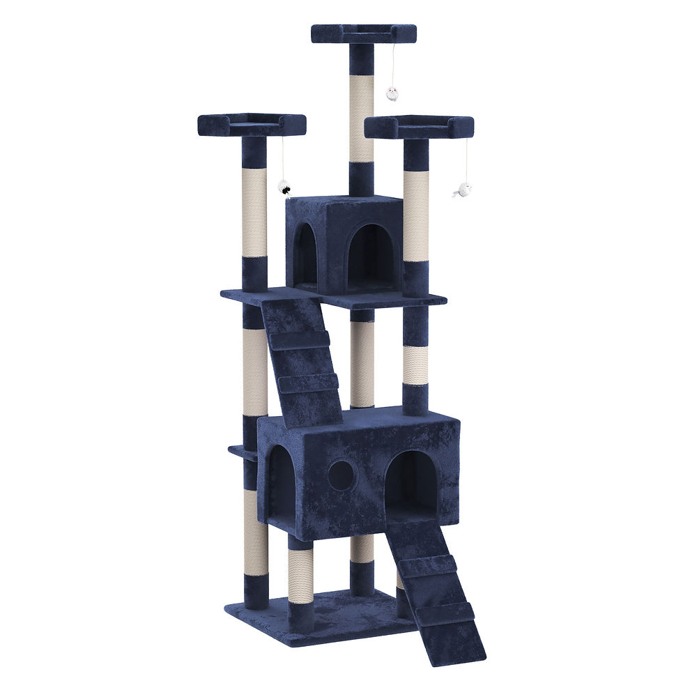 Katzenbaum MAX 182 cm dunkelblau