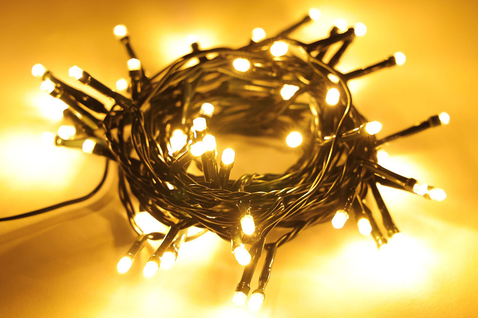 LED Lichterkette 45 m warmweiss