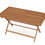 Miniaturbild: Gartentisch Holz CALABRIA 135 x 75 cm
