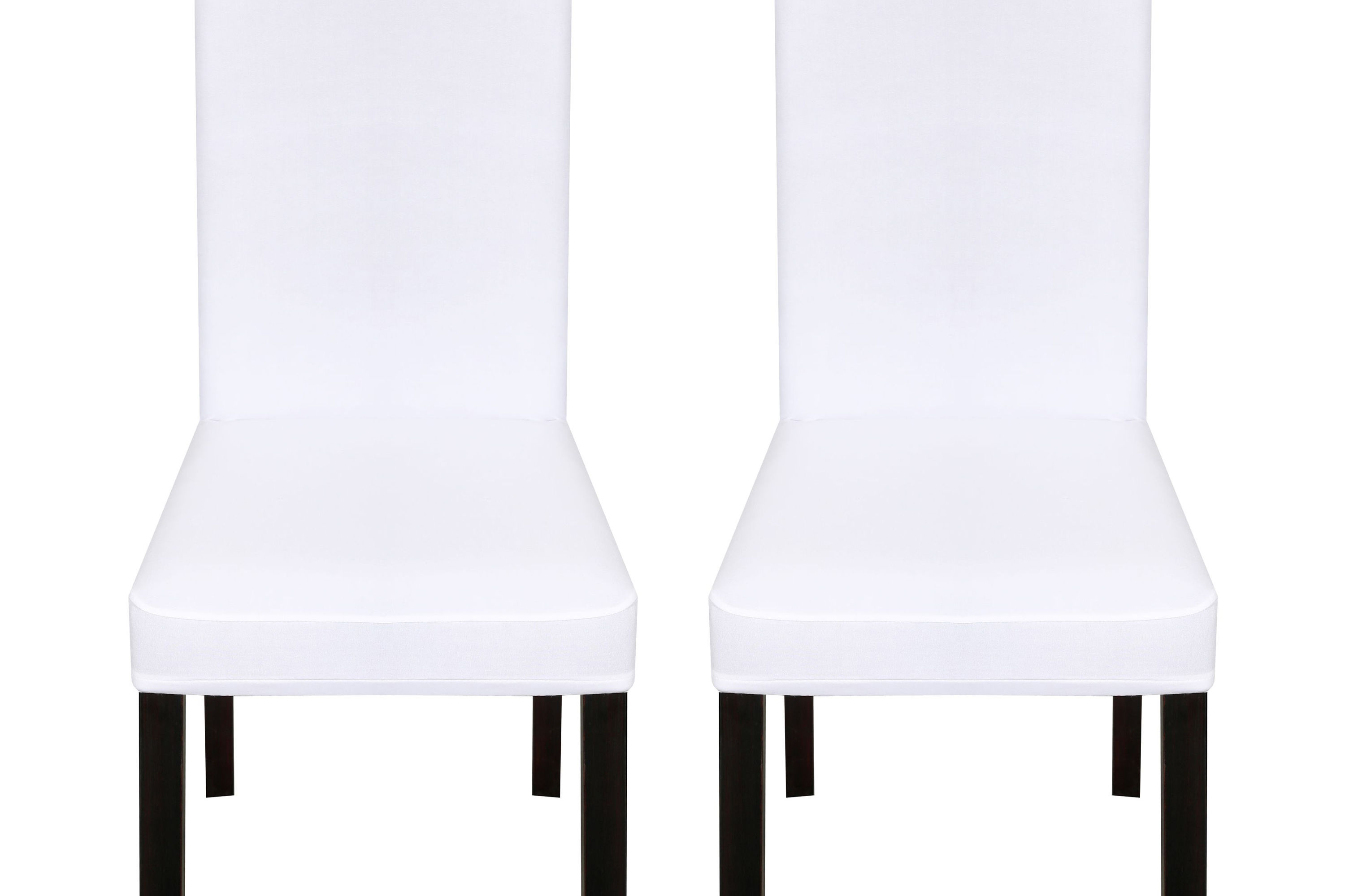 Stuhlbezug 2er Set weiss
