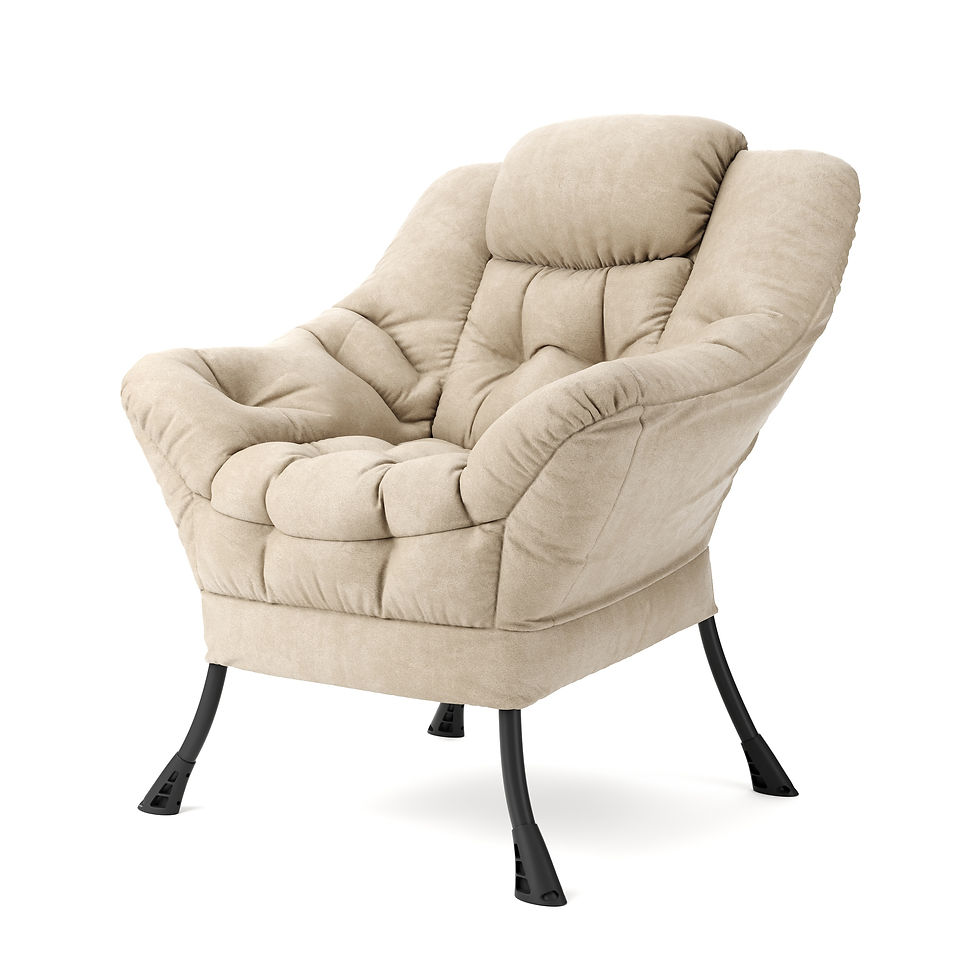 Sessel Samt SARY beige