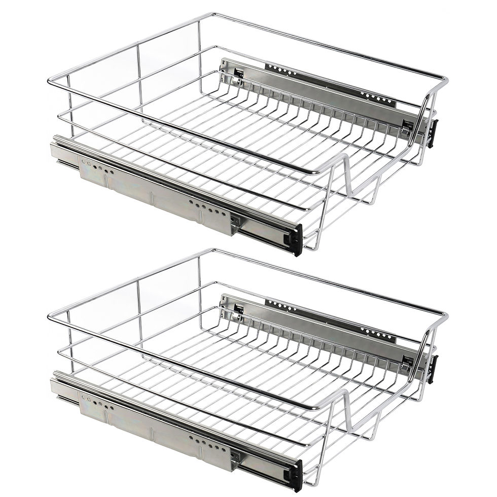 Teleskopschublade Schrank-Organizer 60 cm 2er Set
