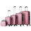 Miniaturbild: Reisekoffer Hartschalenkoffer LINN 5er Set rosa