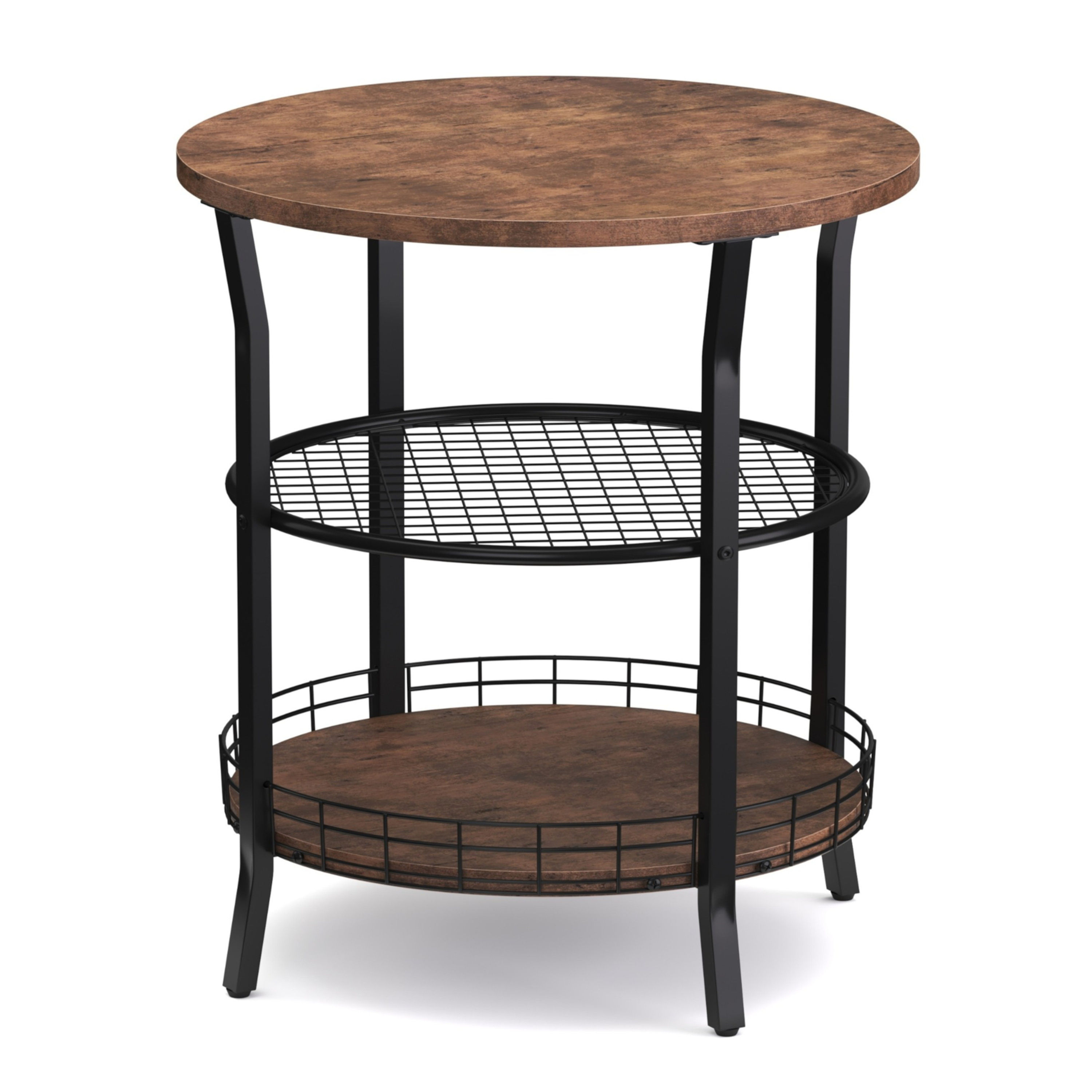 Beistelltisch Vintage BONITA rund 48 x 63 cm