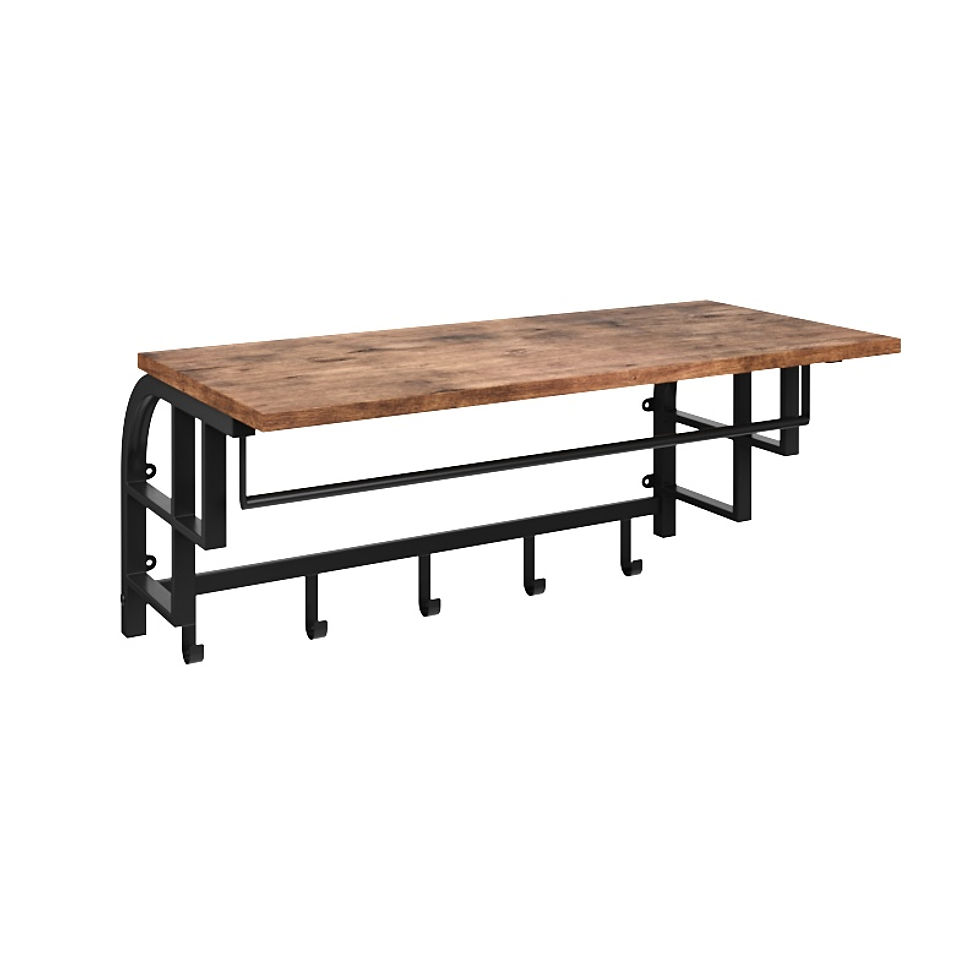 Wandgarderobe Vintage BONITA mit 5 Haken 66 x 27 cm