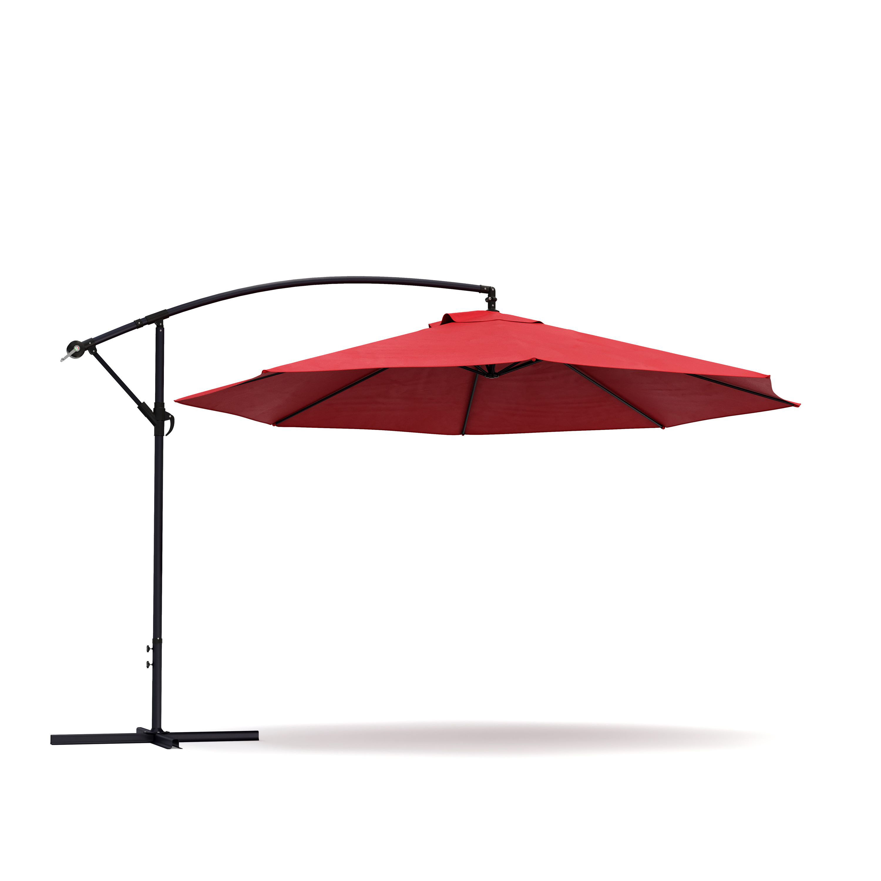 Sonnenschirm Ampelschirm SUN 300 cm rot