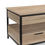 Miniaturbild: Beistelltisch WOODEDGE mit Stauraum 100 x 50 x 48 - 62 cm braun