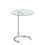 Miniaturbild: Beistelltisch Glas EVANDER rund höhenverstellbar 46 x 70 cm silber