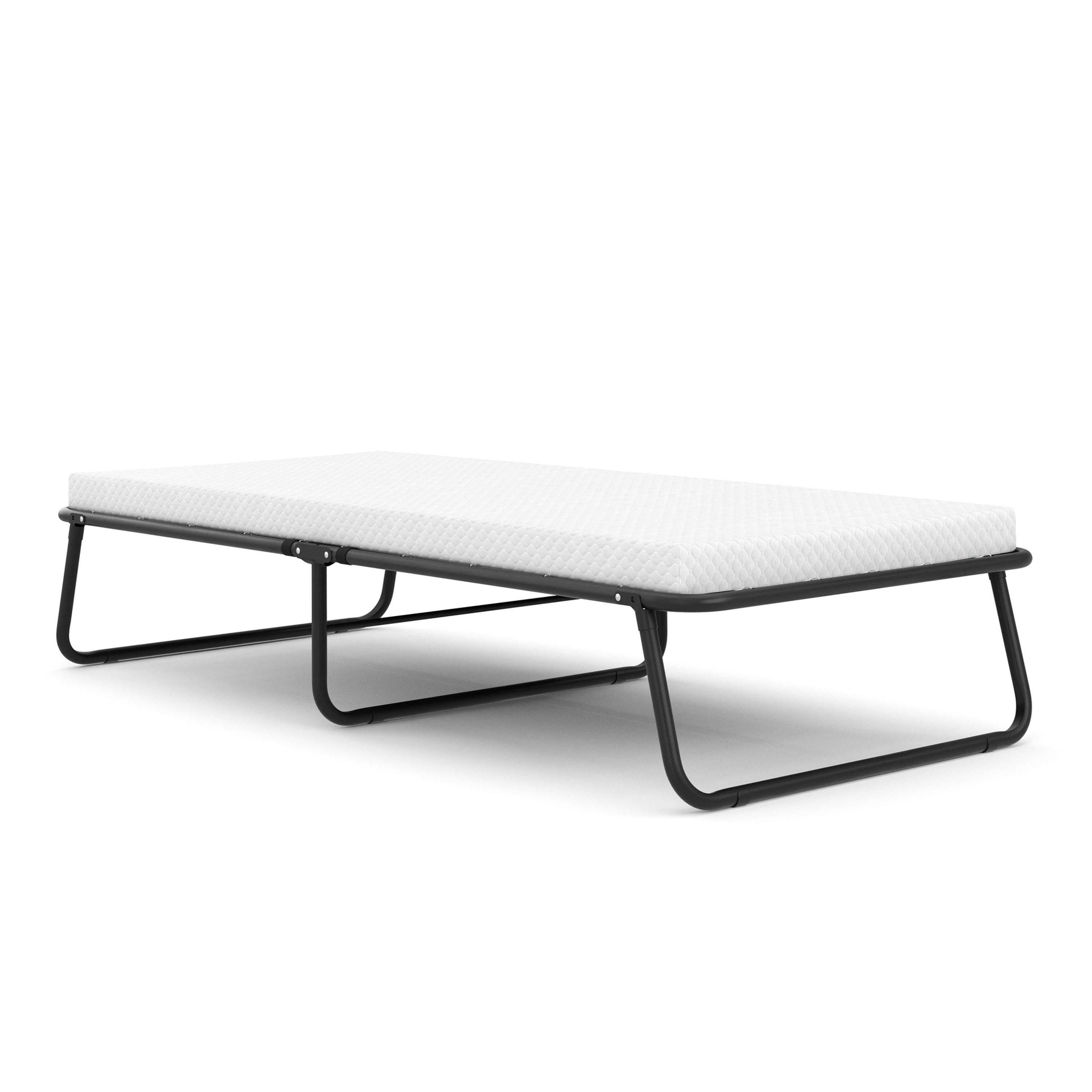 Gästebett faltbar mit Matratze 90 x 200 cm