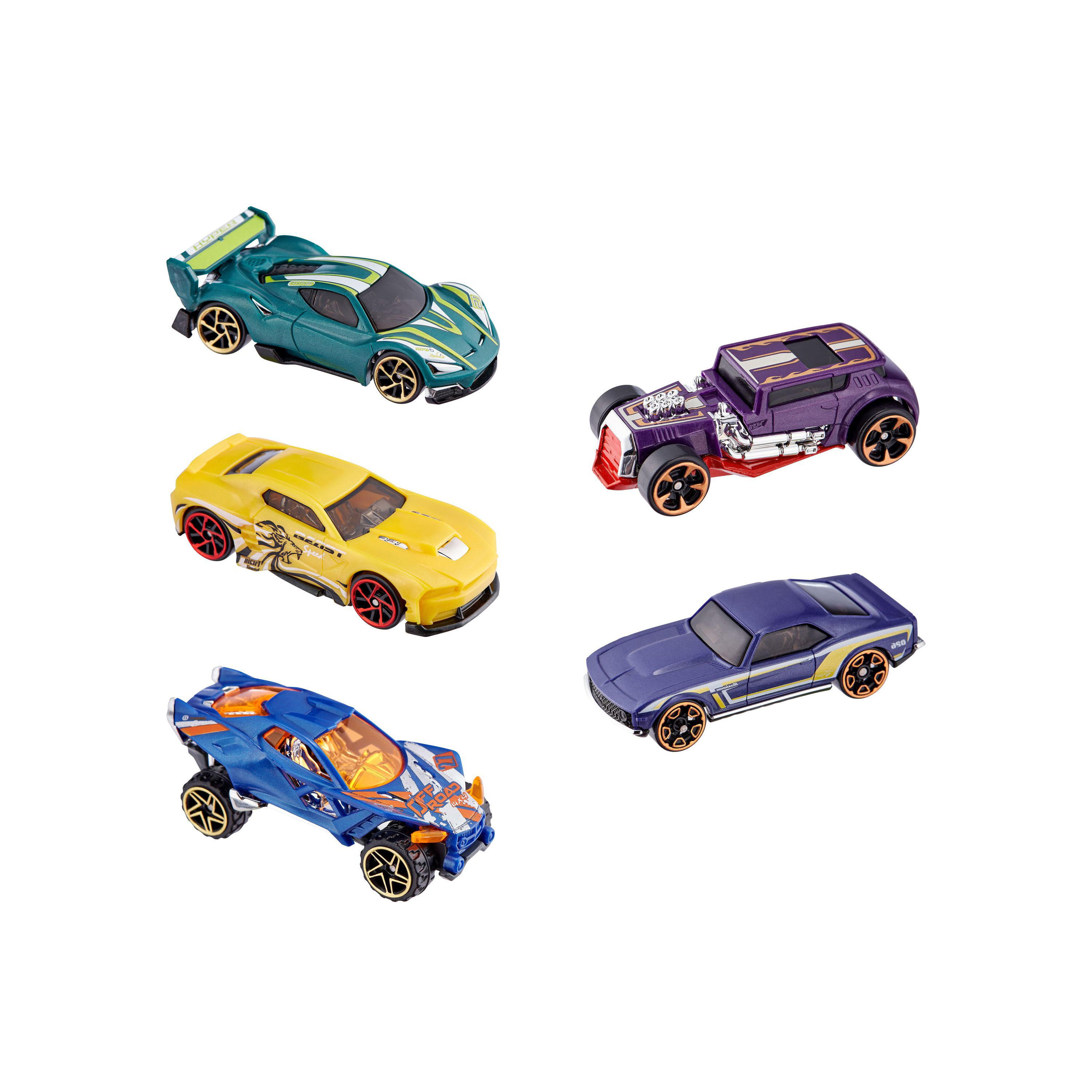 Metal Machines Spielzeugautos 5er Set