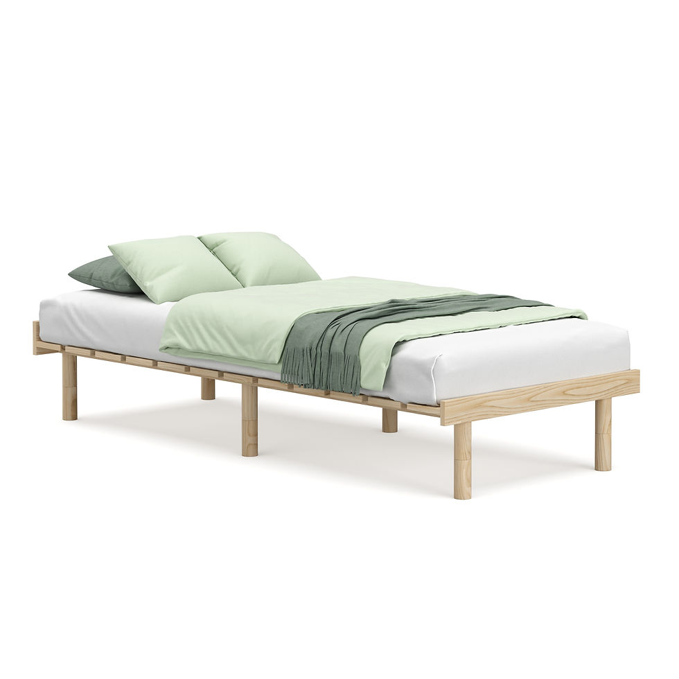 Futonbett Holzbett KIOTO 90 x 200 cm