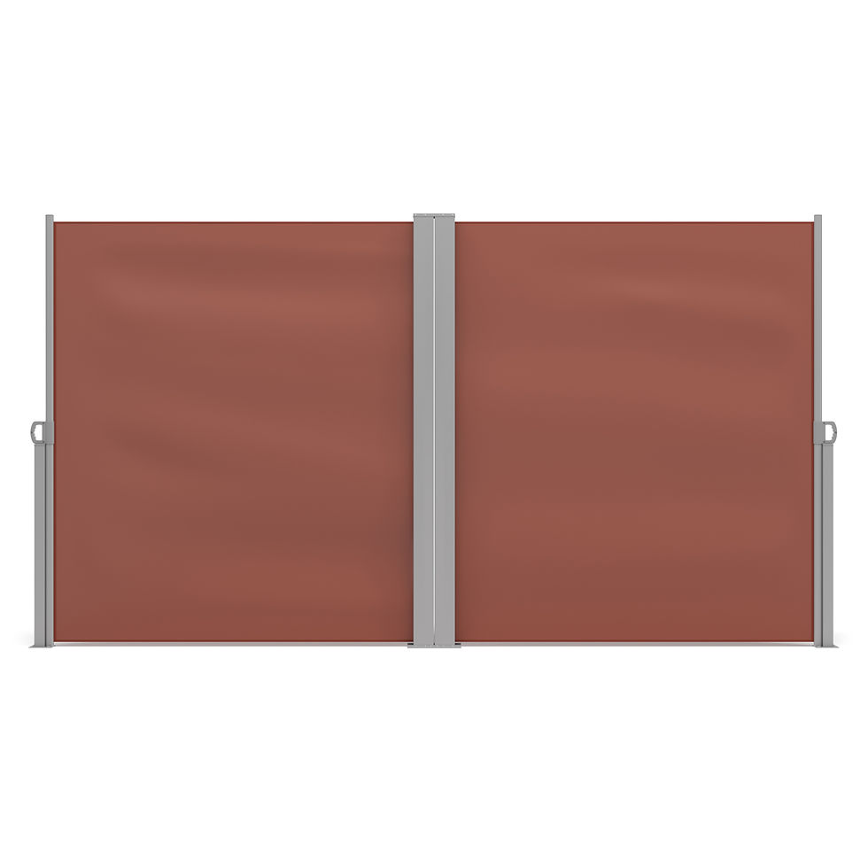 Doppelseitenmarkise 160 x 800 cm braun