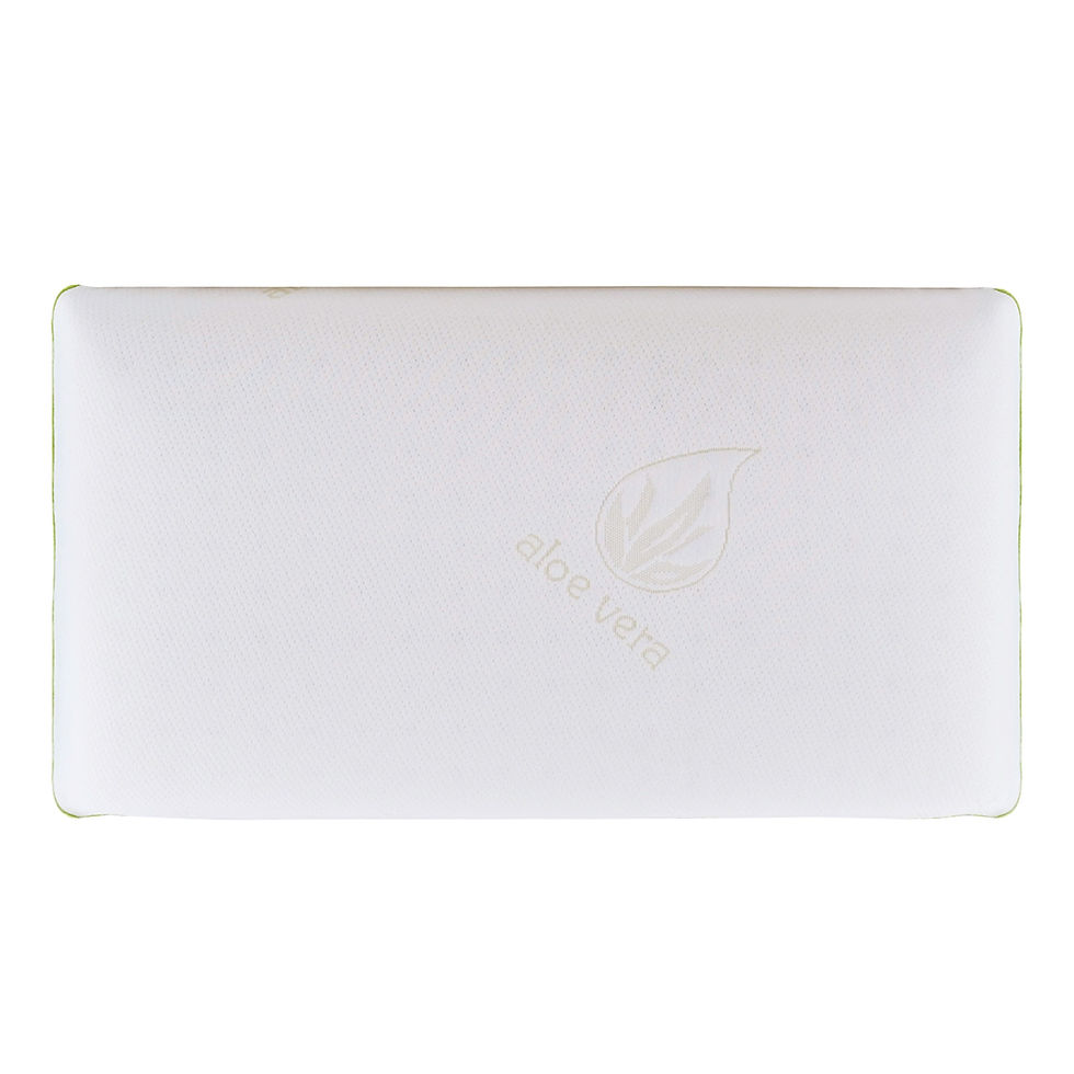 Orthopädisches Kopfkissen mit Aloe Vera 70 x 42 cm weiss