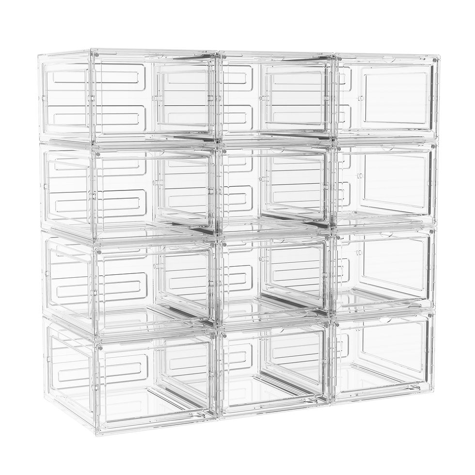 Aufbewahrungsbox 34 x 27 x 19 cm 12er Set transparent