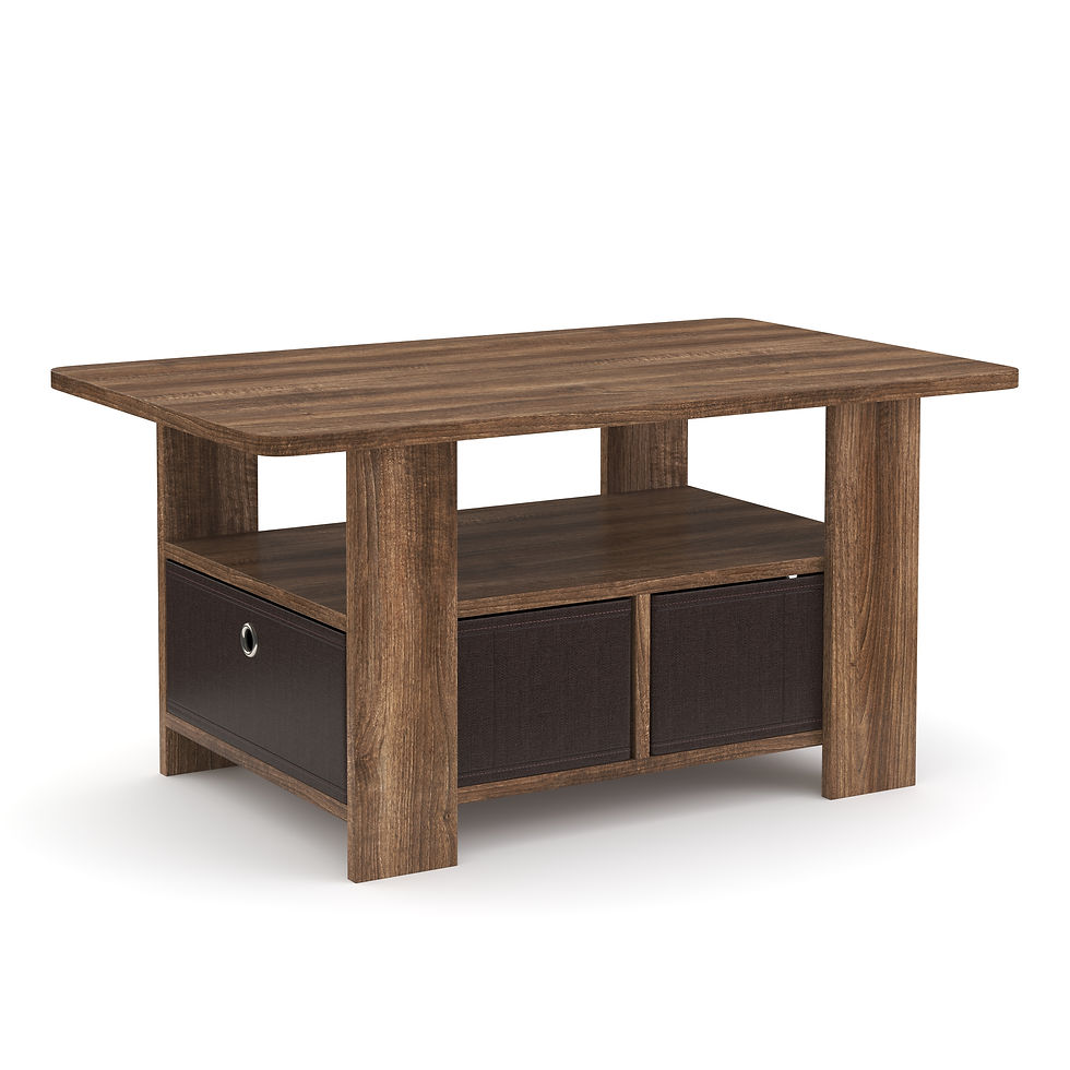 Beistelltisch BERNARDO 80 x 49 x 40 cm braun