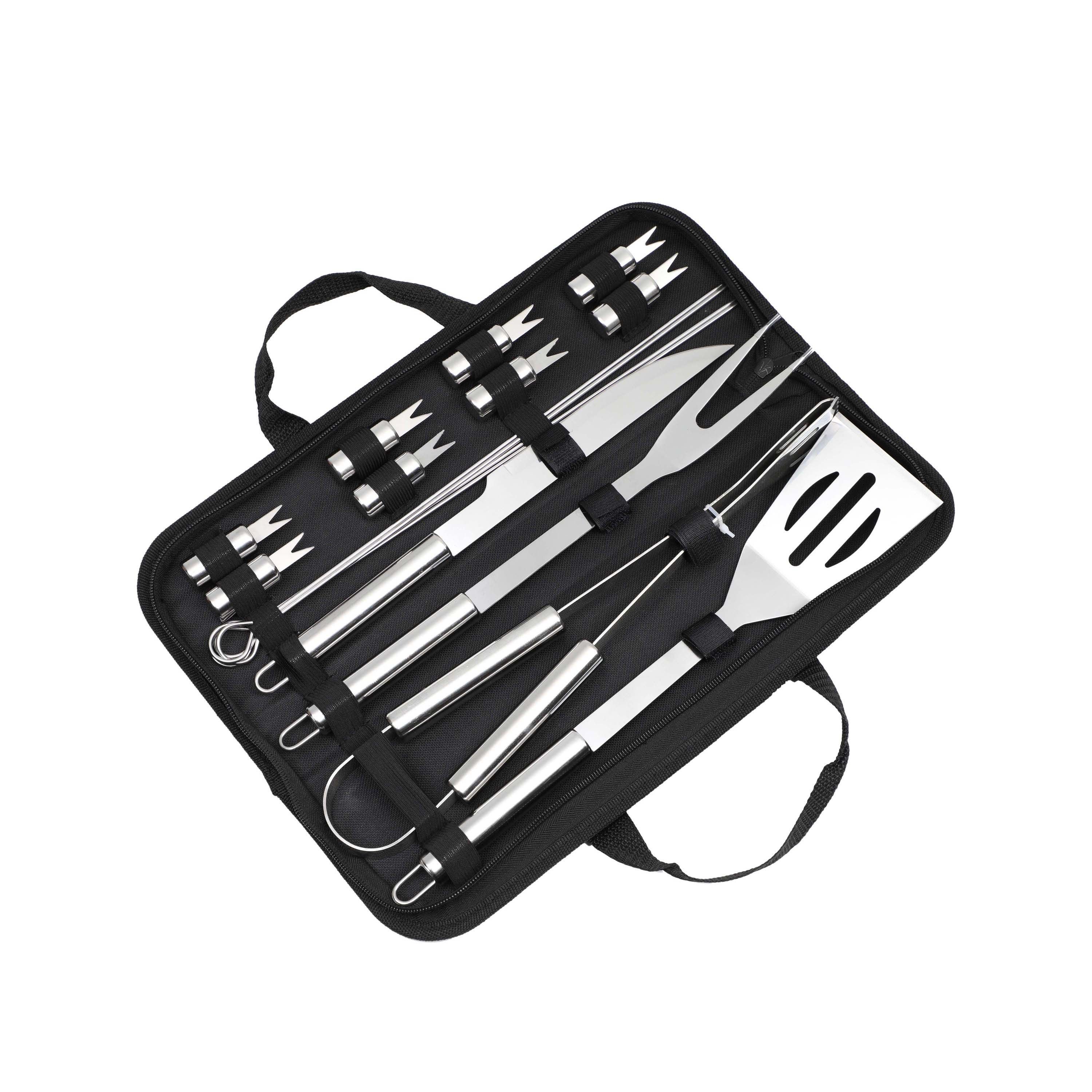 BBQ Grillbesteck Tasche 17-teilig