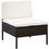 Miniaturbild: Rattanlounge RIVERA braun/beige