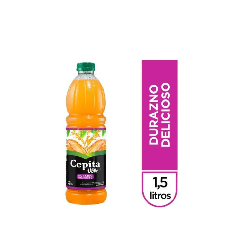 CEPITA DEL VALLE DURAZNO DELICIOSO 1,5 l