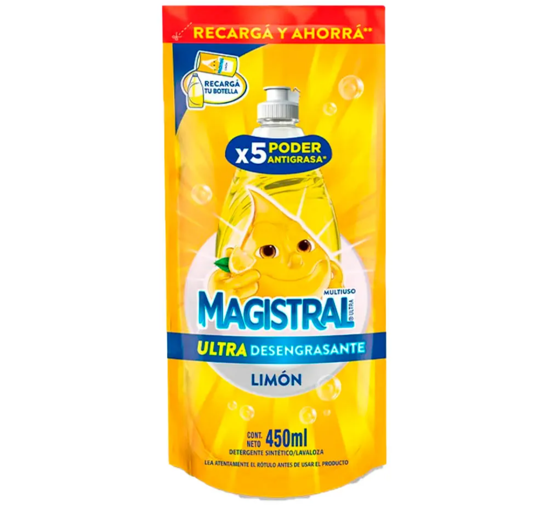 MAGISTRAL LAVAVAJILLA ULTRA LIMON DP X 450 ML