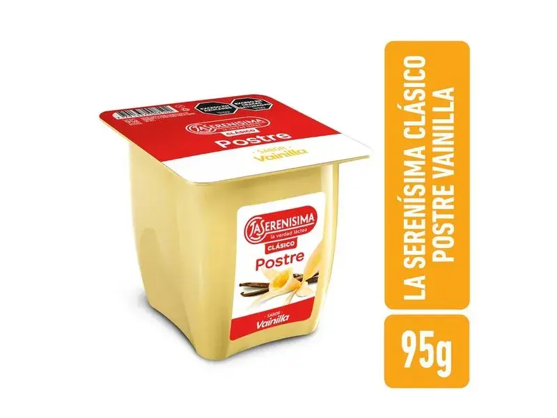 POSTRE CLASICO VAINILLA LA SERENISIMA 95 G
