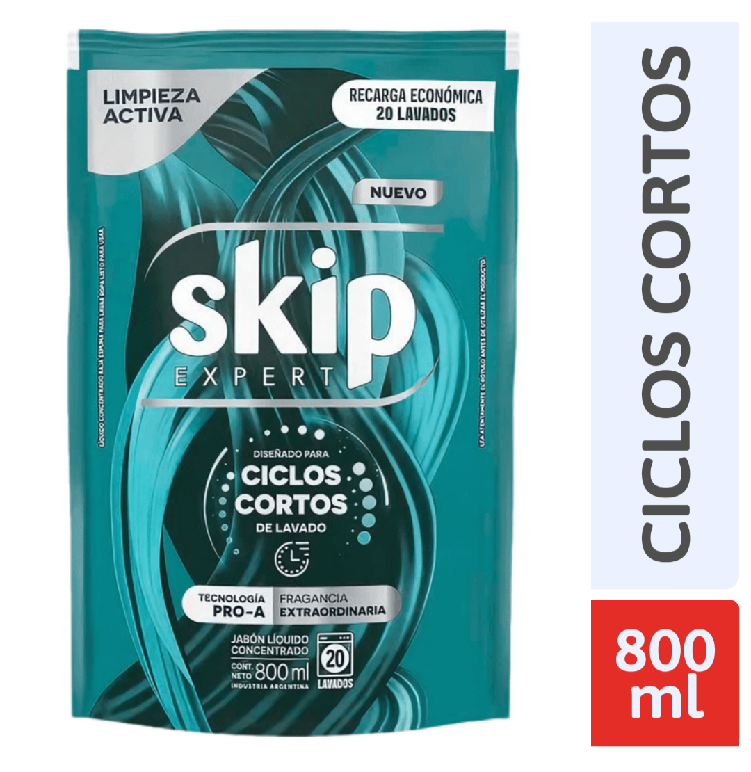 SKIP EXPERT CICLOS CORTOS X 800 ML
