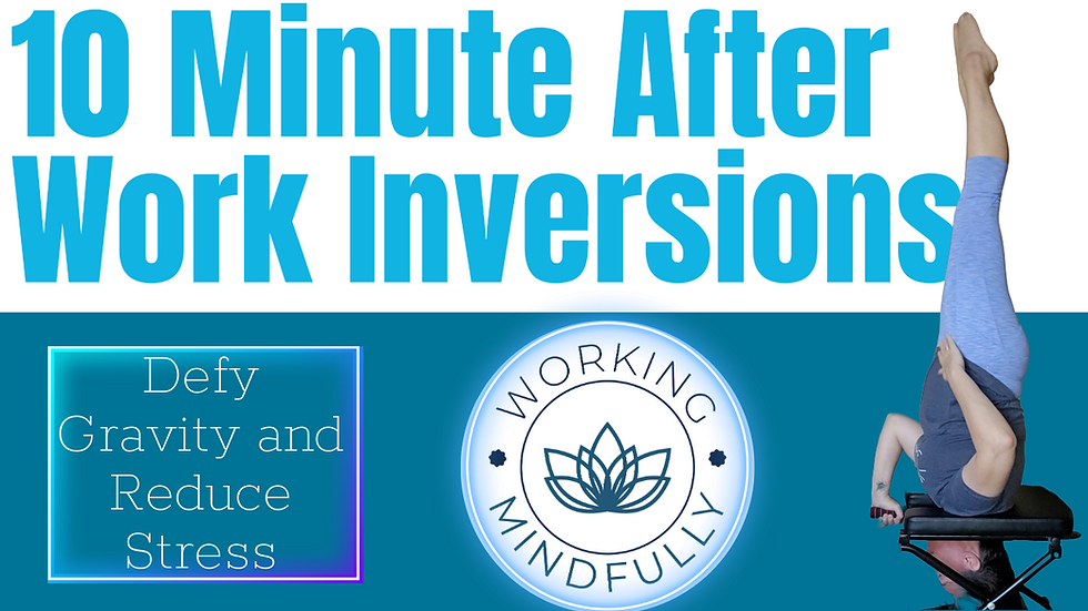 Defy Gravity and Reduce Your Stress! 5 Minute Pick Me Up! 