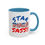 Thumbnail: Star Spangled Sass Mug, Funny Patriotic Themed Mug
