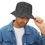 Thumbnail: Desert Night Camo Black Pattern Bucket Hat 