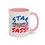Thumbnail: Star Spangled Sass Mug, Funny Patriotic Themed Mug