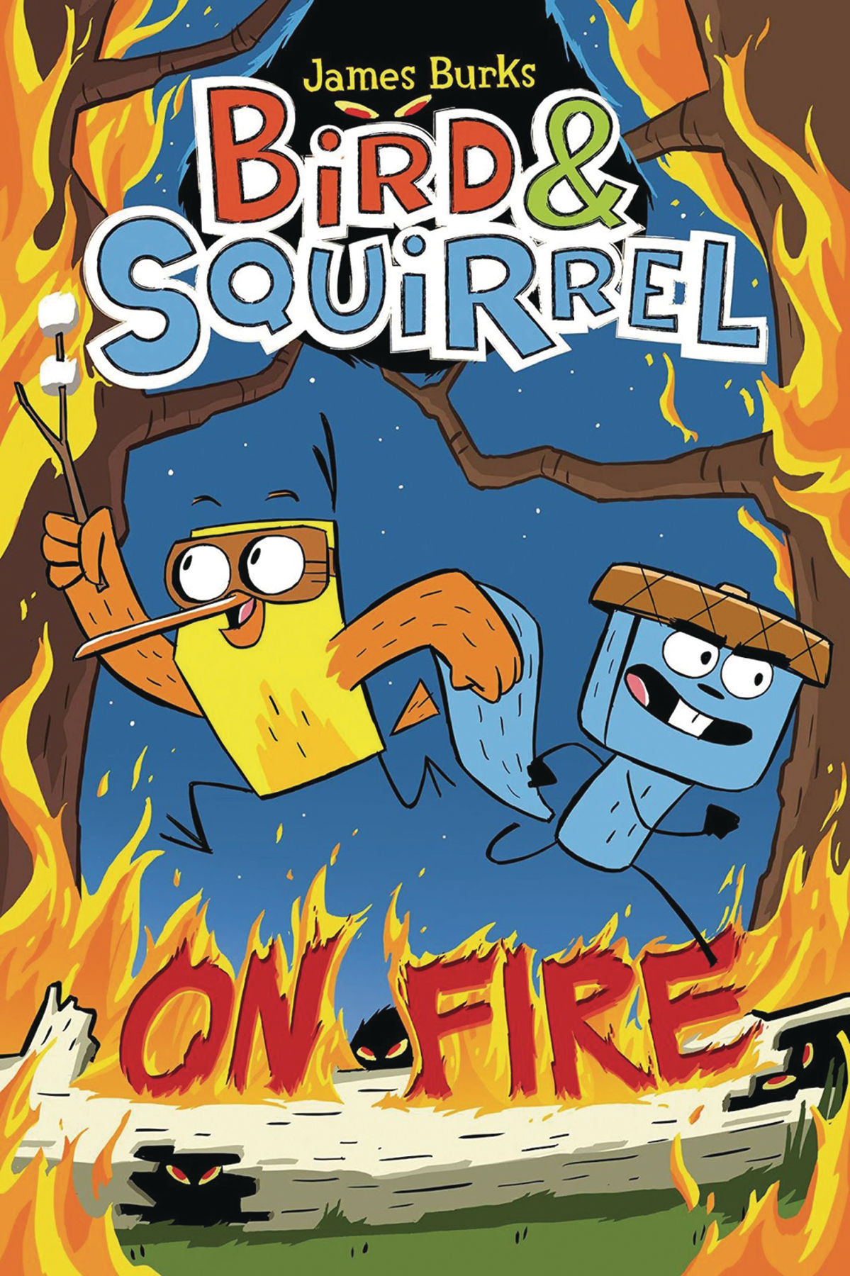 Bird and Squirrel #4 On Fire