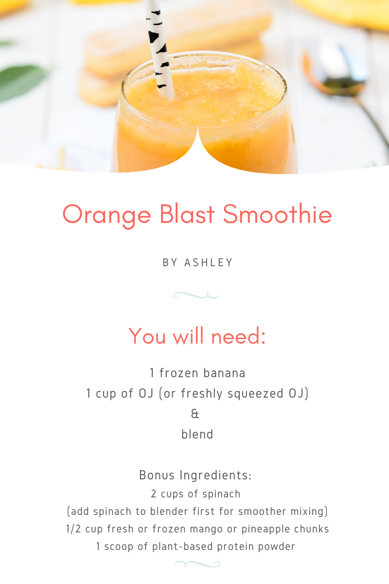 Orange Blast Smoothie Recipe