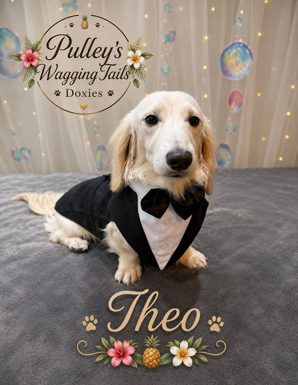 Theo is handsome in his suit