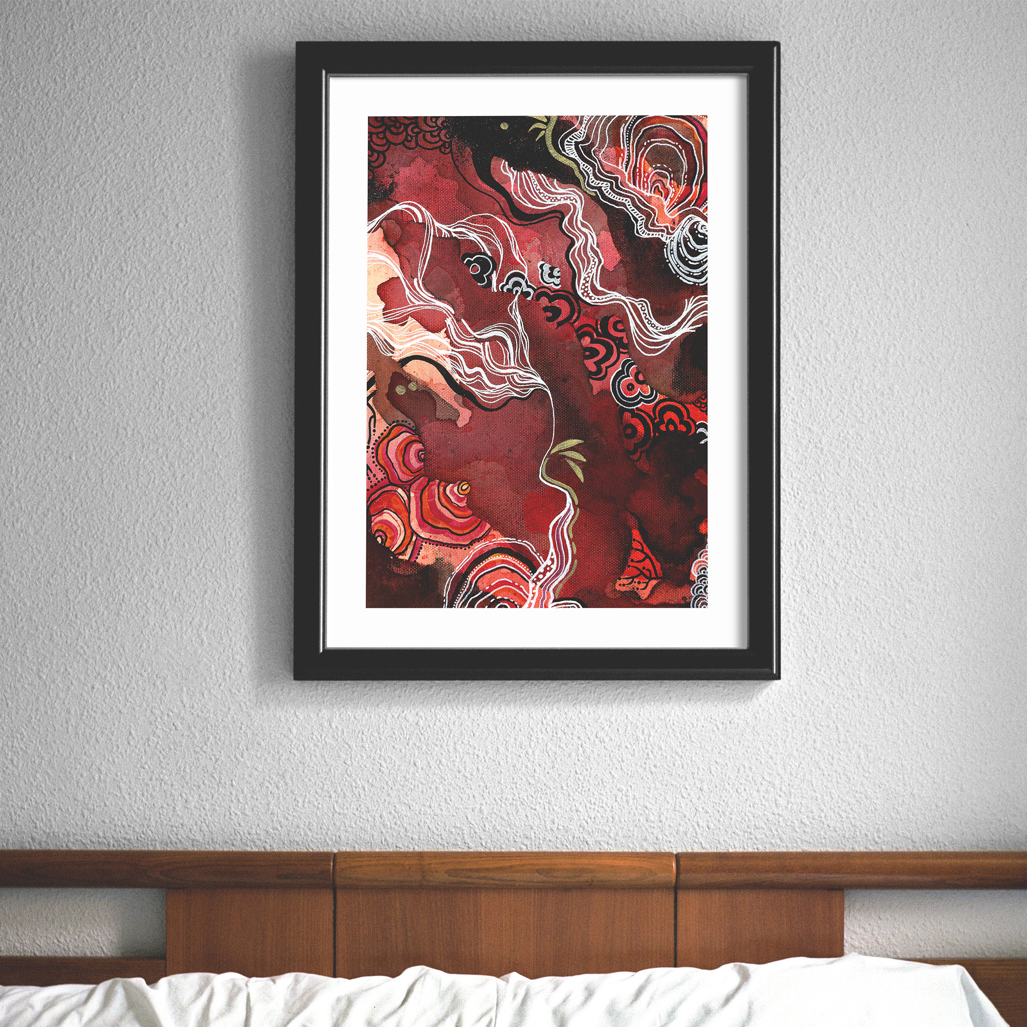 Molten Smoke Fragment 2 - Museum Print