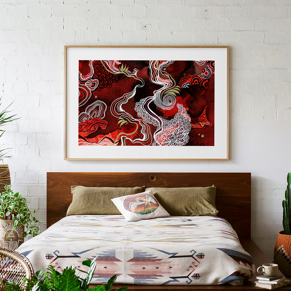 Thumbnail: Molten Smoke Fragment 1 - Gloss Poster