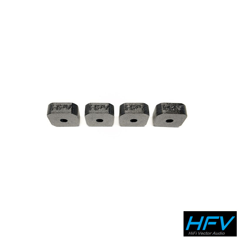 Thumbnail: Car audio amplifier mount spacer blocks cooling standoffs HiFi Vector HFV audio amp feet (1)