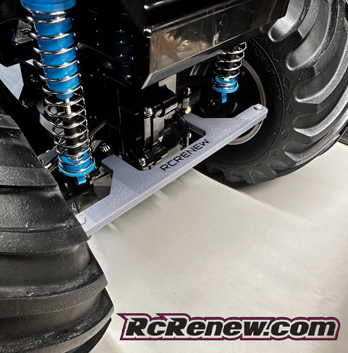 BARRIERA ASSE ALLUMINIO paraurti protezione Tamiya 1/10 super