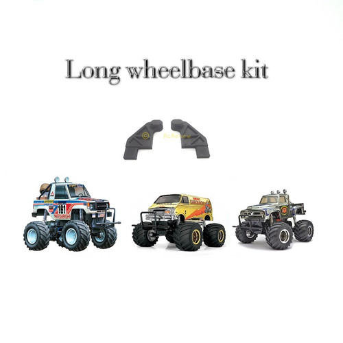 Tamiya rear wheelbase extension Lunchbox Midnight Pumpkin Montero RCRENEW