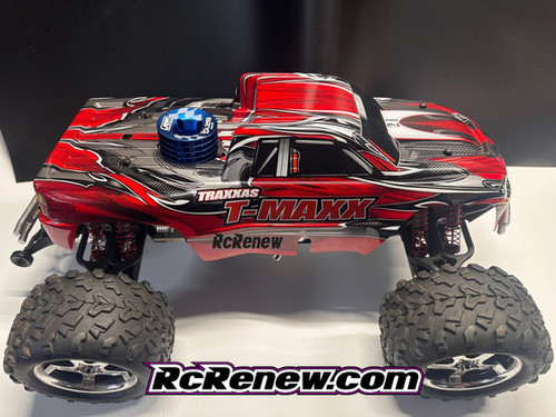 LightTech カスタムキット赤色 T-MAX 最終値下げ Nitro Traxxas TMAXX 3.3 Big Block conversion kit from RCRENEW