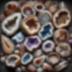 A collection of geodes found in Brown County