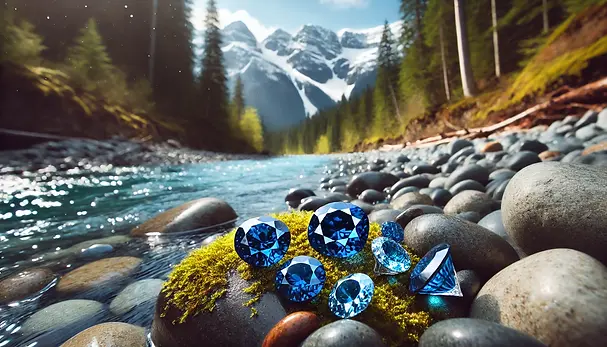 Sapphires in River