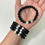 Thumbnail: Protective Bracelets Set of 4 - Genuine Obsidian, Howlite, Lava Rock, Tiger Eye