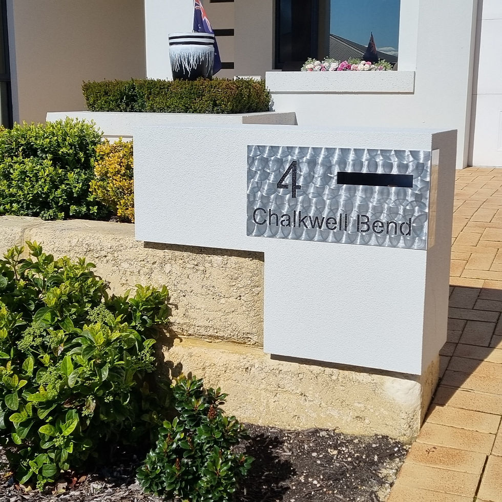 custom letter box