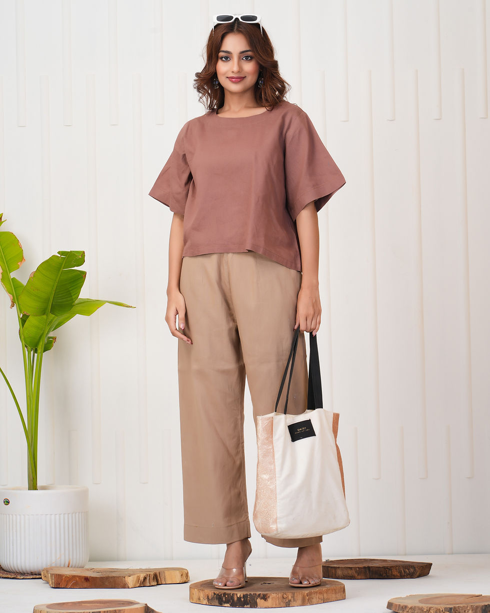 Thumbnail: Cotton Loose Fit Co-Ord Set