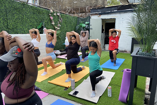 tipsy yoga events