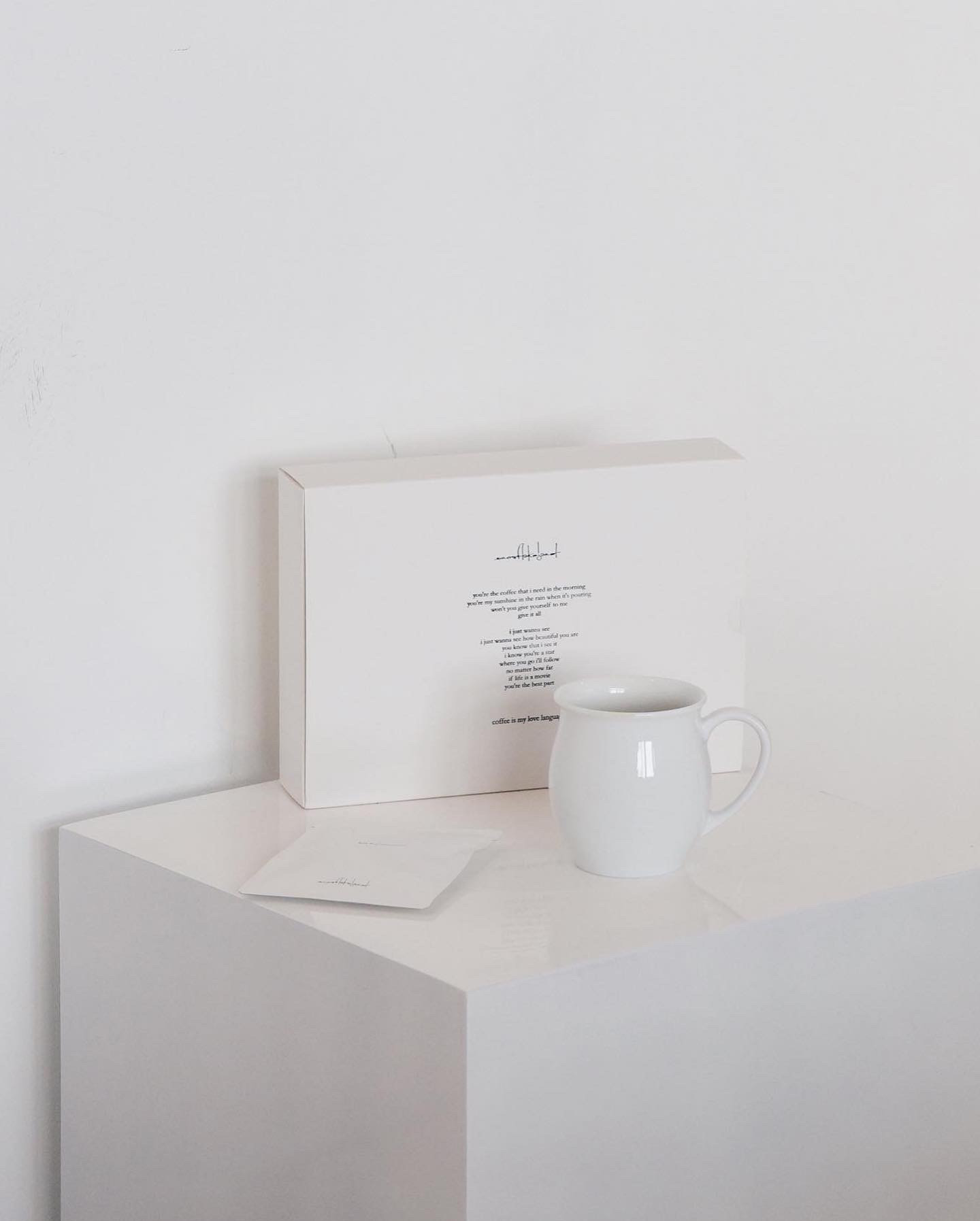 "coffee is my love language" coffee drip bag box set