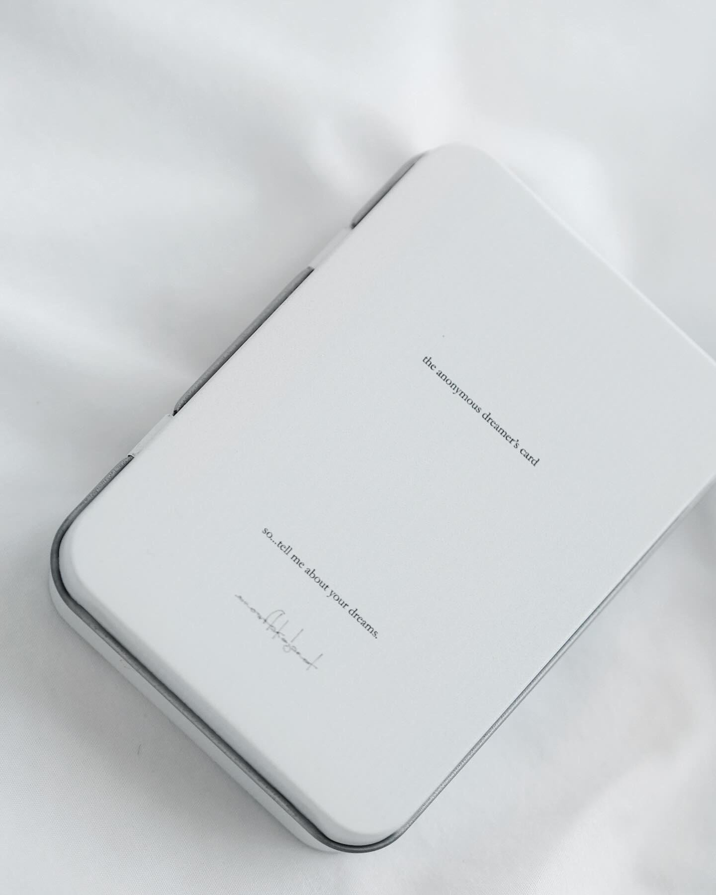 the anonymous dreamer’s card