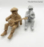Skeleton Band Members - Shelf Sitter