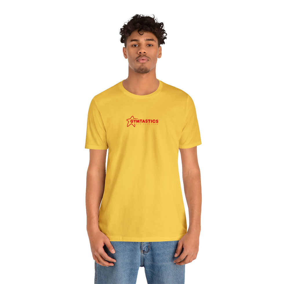 Thumbnail: Adult Unisex Gymtastics Team Jersey Short Sleeve Tee
